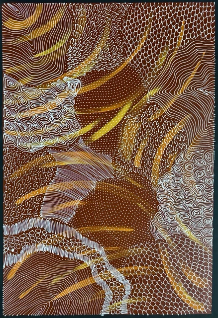 FREDA PRICE PITJARA, Authentic Aboriginal art .Daughter of Anna
