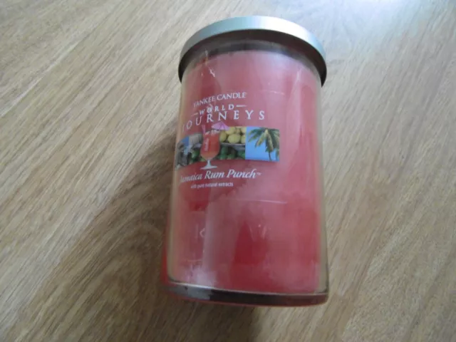 Yankee Candle World Journeys Jamaica Rum Punch 566g Candle. New