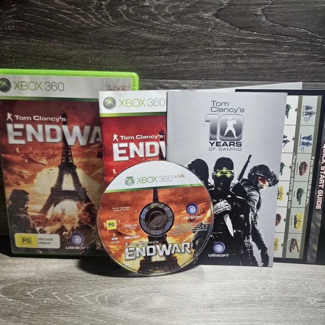 Endwar Tom Clancy Xbox 360 game Tested working complete with manual
