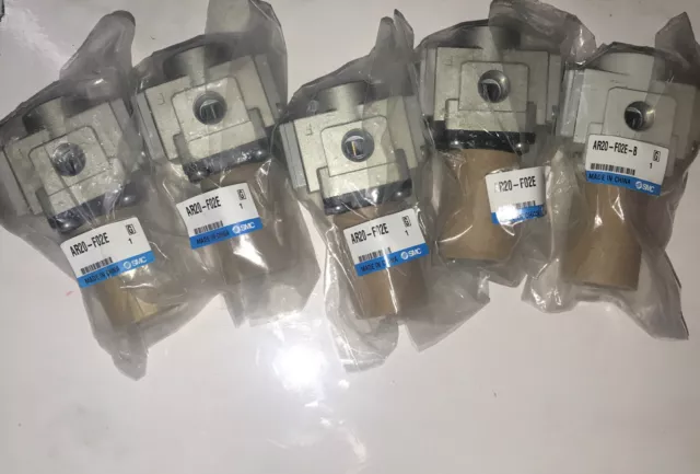 5x Pneumatic Pressure Regulator SMC AR20-F02E 0.05~0.85MPa 5pcs Pack