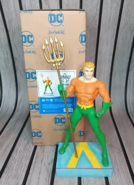 Jim Shore Aquaman King of the Seven Seas Silver Age Figurine Enesco DC Heroes