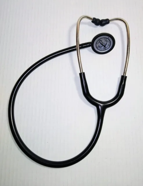 3M Littmann Stethoscope, Master Cardiology, Black Tube, Stainless 27 inch, 2160
