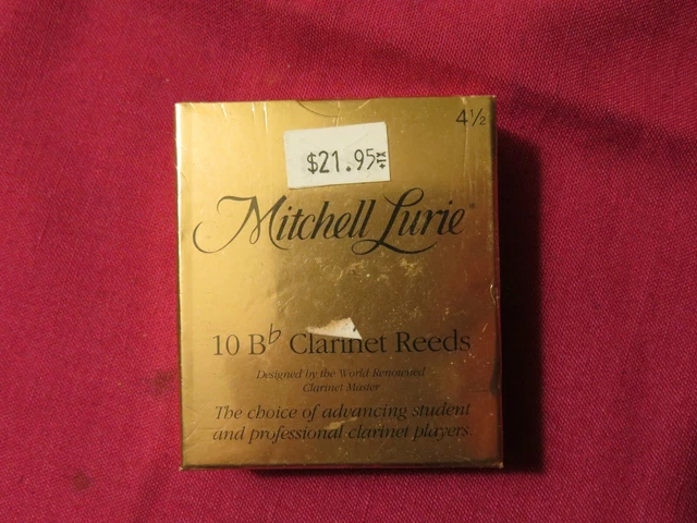 Amendements Mitchell Lurie Par Rico Boîte De 10 BB Clarinette Anches Force 4.5