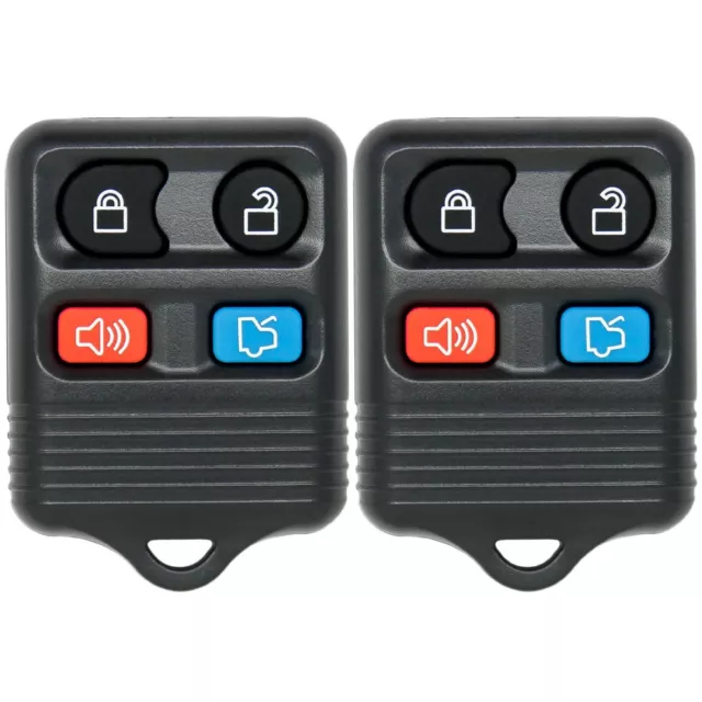 2x Replacement Car Key Fob Remote For Ford Mustang 2005 2006 2007 2008 2009 2010