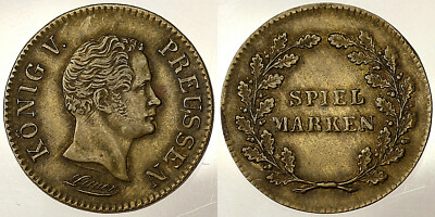 #6966 circa 1700/1800 Gettone Prussia Germania 