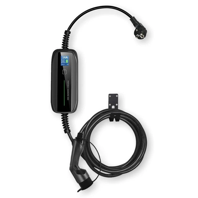 Caricabatterie scopa mobile tipo 2 3,68kW (1 fase)
