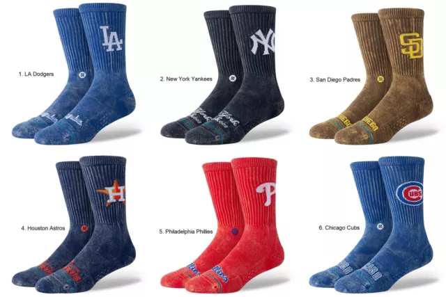 Chaussettes Stance pour hommes ~ Équipes MLB  (Size L)