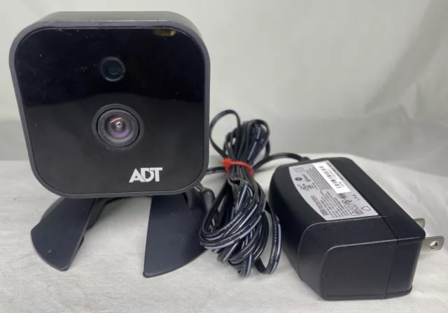 ADT RC8325-V2 Pulse Wireless Day Night Security Camera HD 720p + Power Adapter