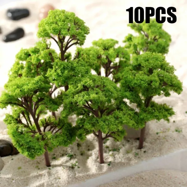 10 piezas Material plástico de decoración de parque de decoración de árboles Banyan