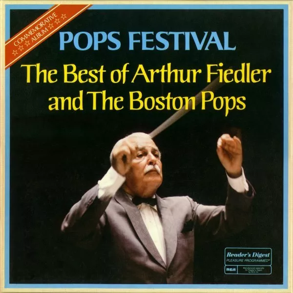 Boston Pops & Arthur Fiedler "Pops Festival" 10 Lp Premium Quality Used (Nm/Ex)