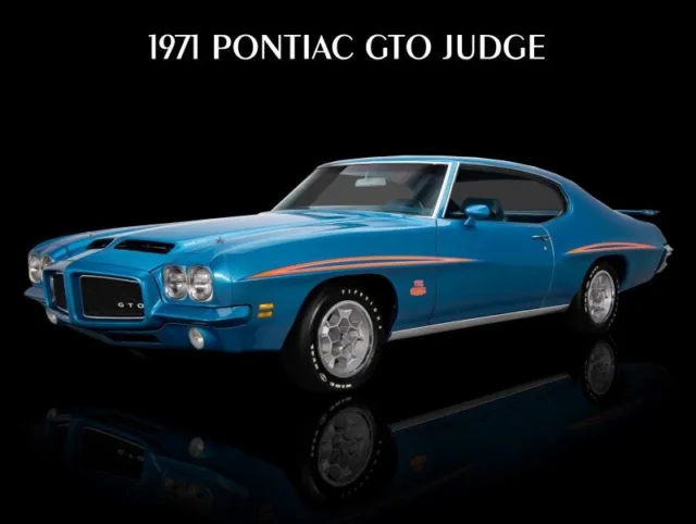 1971 Pontiac GTO Judge NEW METAL SIGN: 9x12" & Free Shipping