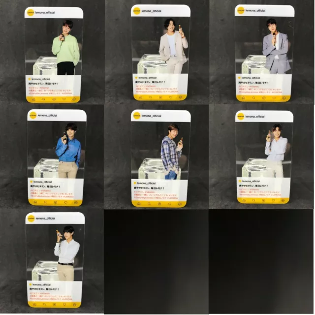 BTS × LEMONA JUNGKOOK JHOPE JIN JIMIN V SUGA RM Official Card