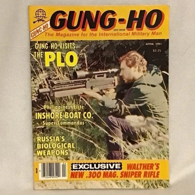 GUNGHO MAGAZINE FOR International/Military Man April 1983 Volume 3