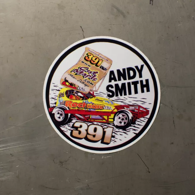 Stickers Andy Smith 391 BriSCA F1 Stock Car