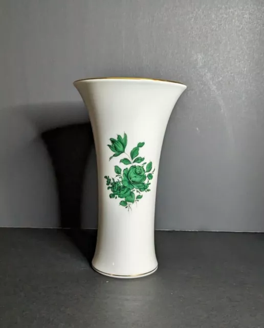 Vtg Augarten Wein Austria Stamped Porcelain Vase 7.5"