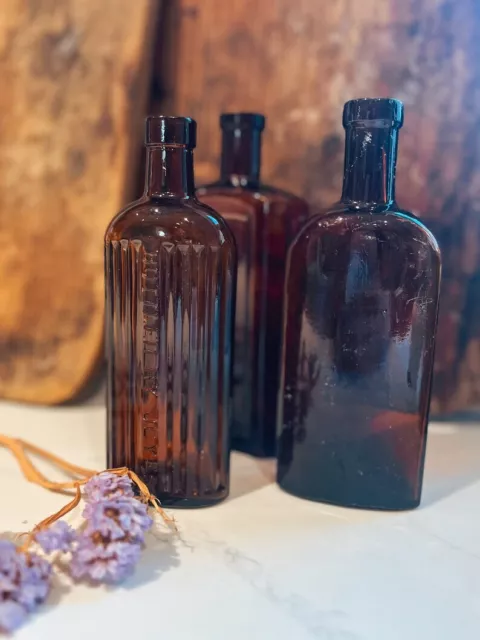 Vintage Pharmacy Bottles, Vintage Decor, Apothecary