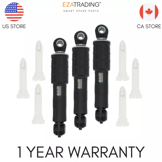 383EER3001S 383EER3001V Washer Shock Absorber for LG Kenmore/Sears - 3 Pack