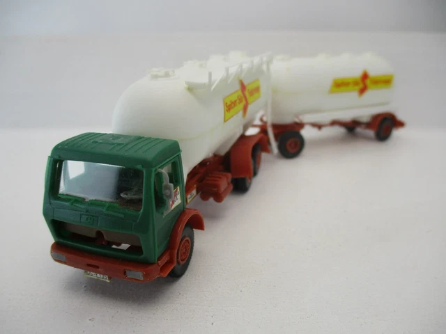 Miniature Herpa HO 1/87 - Camion Scania 143 M 500CV Avec Tanker/silo Alfred Gennen - Neuf En Boîte