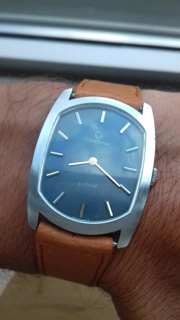 Montre Certina 23-30 Jubilé - Modèle Rectangle Vintage, Mécanique Manuelle, Années 60, Neuve Avec étiquettes