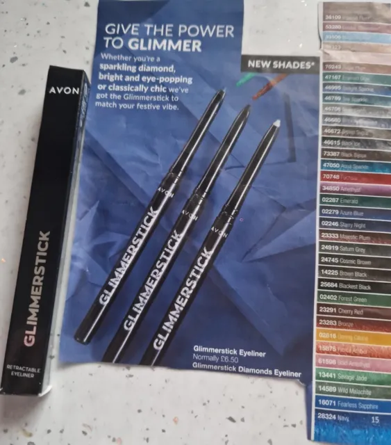 Avon Glimmerstick Retractable Waterproof Eyeliner ~ Navy~ Brand New