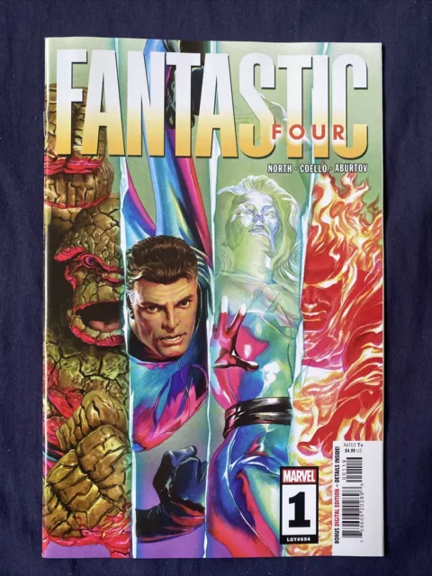 Fantastic Four #1 (2022) Alex Ross Team Variant - Bagged & Boarded