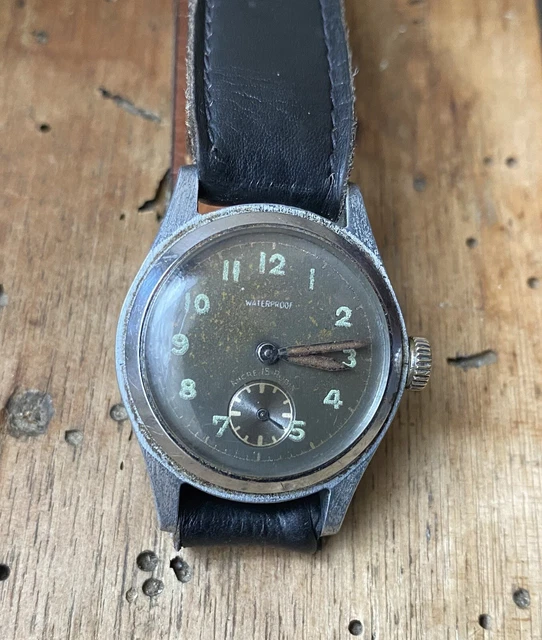 Montre Zenith Style Militaire Vintage Années 30 - Unisexe Adulte, Occasion, Pièce Historique