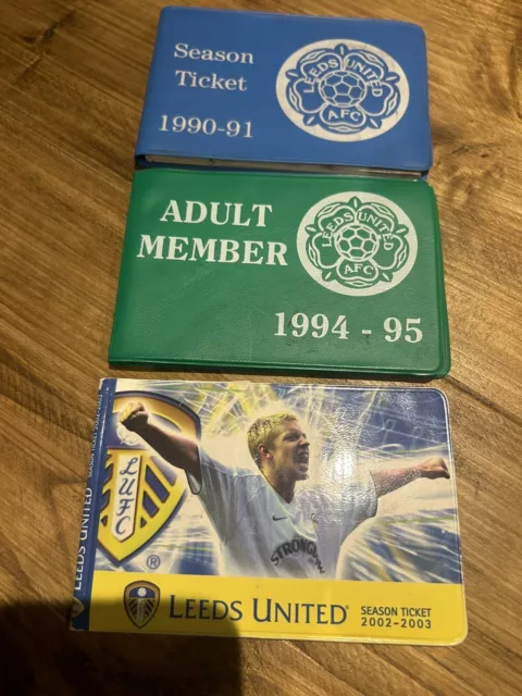 3 LEEDS UNITED season ticket booklets EUR 3 50 PicClick IT