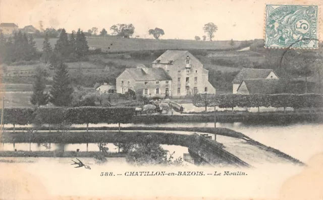 CHATILLON-en-BAZOIS - le moulin