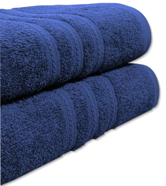 2X Extra Large Jumbo Bath Sheets 100% Egyptian Cotton Big Towels Quality 500GSM