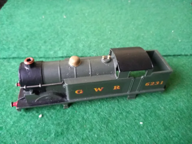 Hornby Dublo 3 Rail replica GWR 0-6-2 tank loco BODY ONLY with rare number 6231