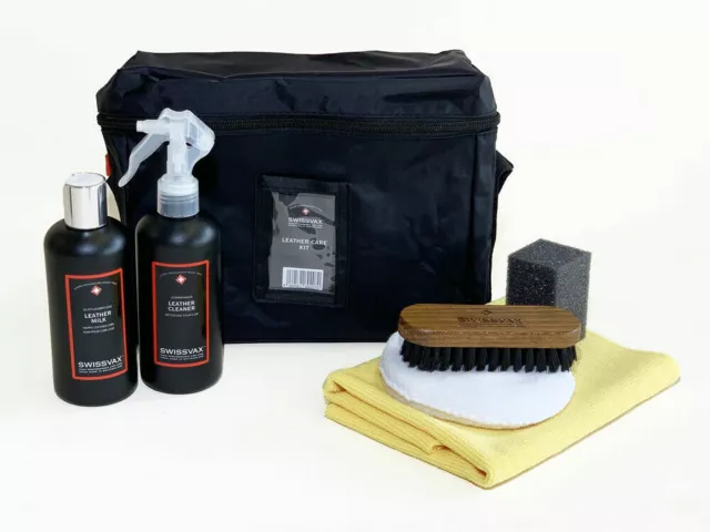 SWIZÖL SWISSVAX Leather Care Kit Lederpflegeset normal oder Forte / NEUE VERSION