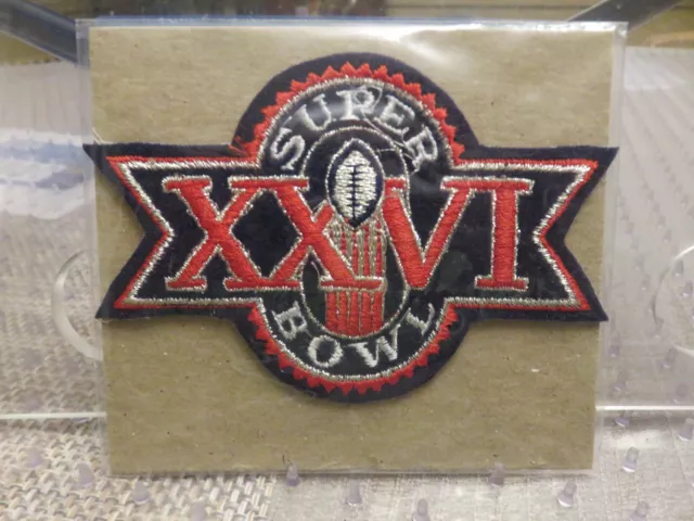 SUPER BOWL XXVI CLOTH PATCH (New in Package)