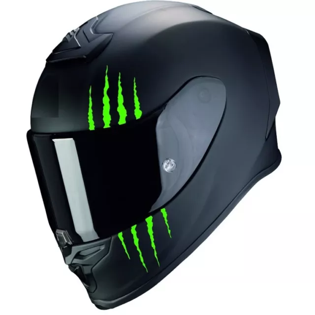 Adesivo sticker per casco moto graffio con artigli decalcomania casco