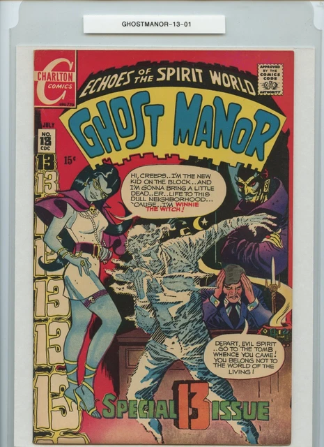 Ghost Manor #13, NM/NM+, 1970, 1ST APPEARANCE: WINNIE THE WITCH BY DITKO - 9 PGS