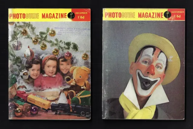 Vintage Photoguide Magazine November & December 1954