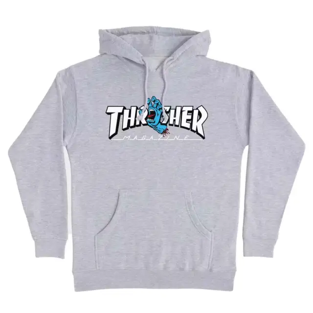 Santa Cruz - Thrasher Screaming Logo Hoodie Grey