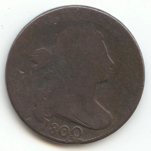 1800/79 Draped Bust Large Cent,, Good/AG Details