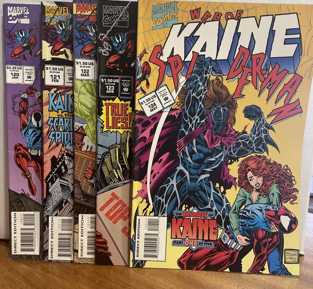 Marvel Comics Web Of Spider-Man #120-124. 1995. (JC2)
