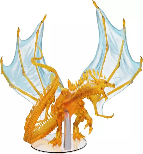 Dungeons  Dragons DD Icons of The Realms Adult Topaz Dragon - Pre-Painted Min