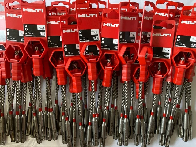 HILTI TE-CX SET (4) M10 SATZ SDS+ Masonry Drill Bit Set HILTI TE-CX SET (4) M10 SATZ SDS+ Masonry Drill Bit Set
