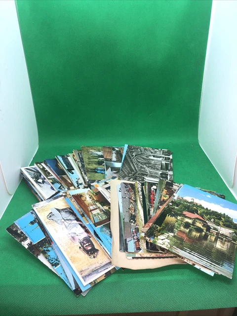 Alte Postkarten Sammlung beschrieben / neu mit Briefmarken aus Nachlass sammler