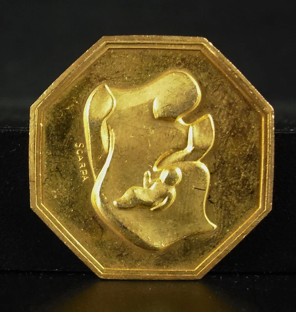 MEDAL TOKEN GREETING c1970 An New Allegorie New Year Birth Mother ...