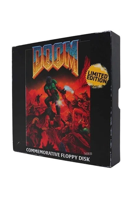 DOOM 30TH ANNIVERSARY Limited Edition Commemorative Floppy Disk ...