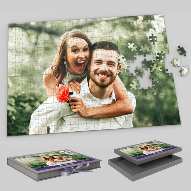 Custom Puzzle 300 Piece Jigsaw Personalised Picture Photo Valentines Gift Day