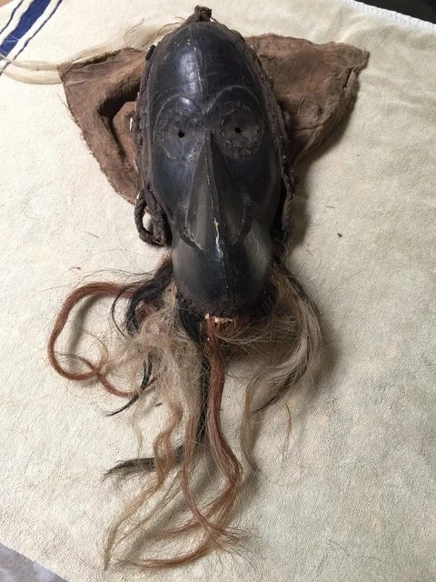 Exceptional African Tribal Dan Bird Beak Mask