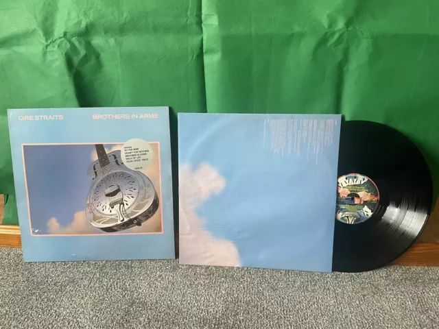 DIRE STRAITS : Brothers In Arms : UK vertigo Vinyl LP + Inner 1985