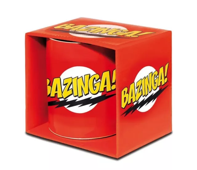 Taza Bazinga! Big Bang Theory Roja - Porcelana - 300 ml