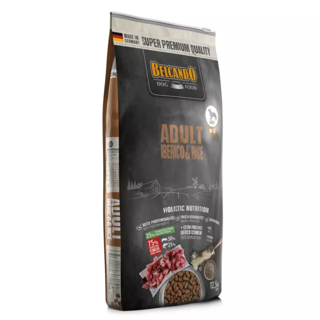 12,5 kg Belcando Adult Iberico & Rice Trockenfutter Hundefutter Hund