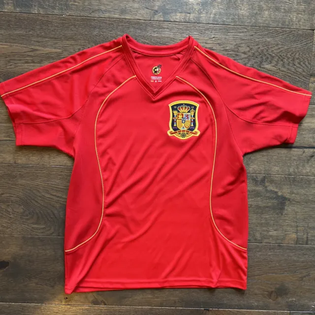 Spain Official National Team Red Jersey~Precisport Soccer Football~S Futbol Home