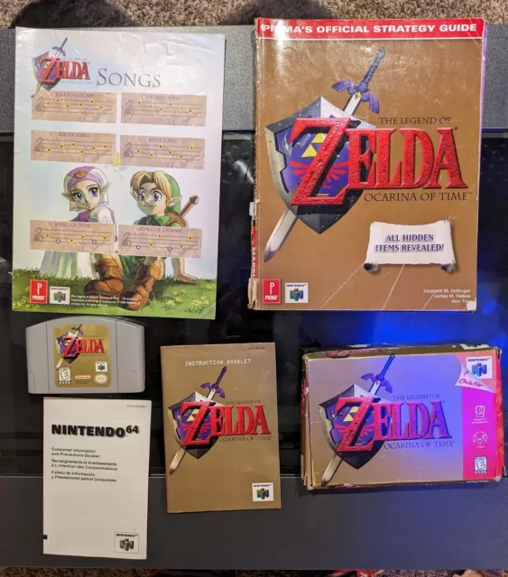 Legend of Zelda Ocarina of Time Nintendo 64 CIB – buttondelight